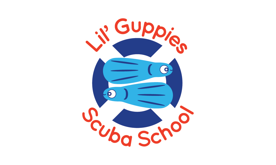 Lil' Guppies business card back design