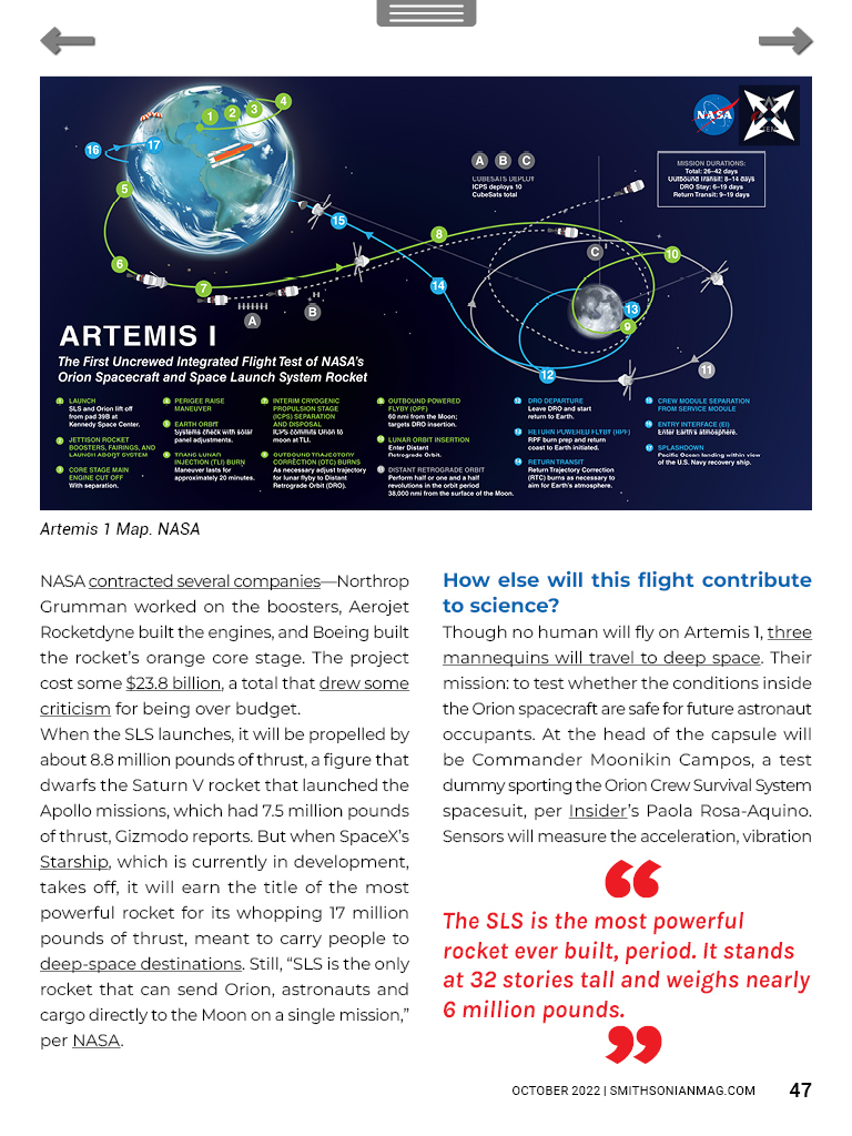 Mock Smithsonian digital magazine featured article page 4